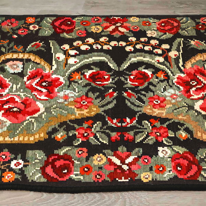 Conceptum Els1785 Alfombra de Terciopelo Multicolor 160 x 230 cm